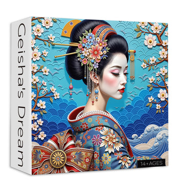Elegante puzzle geisha puzzle 1000 pezzi